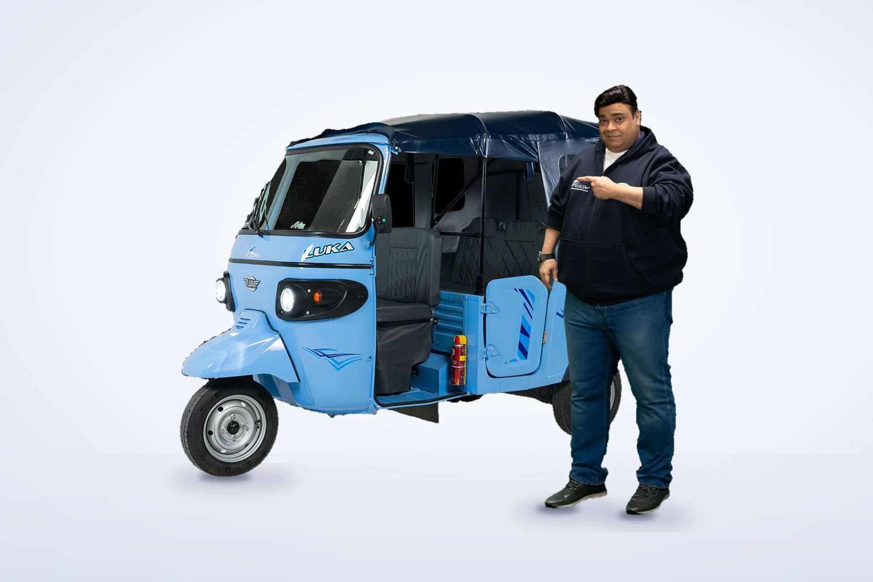 Kiku Sharda with the Luka Auto