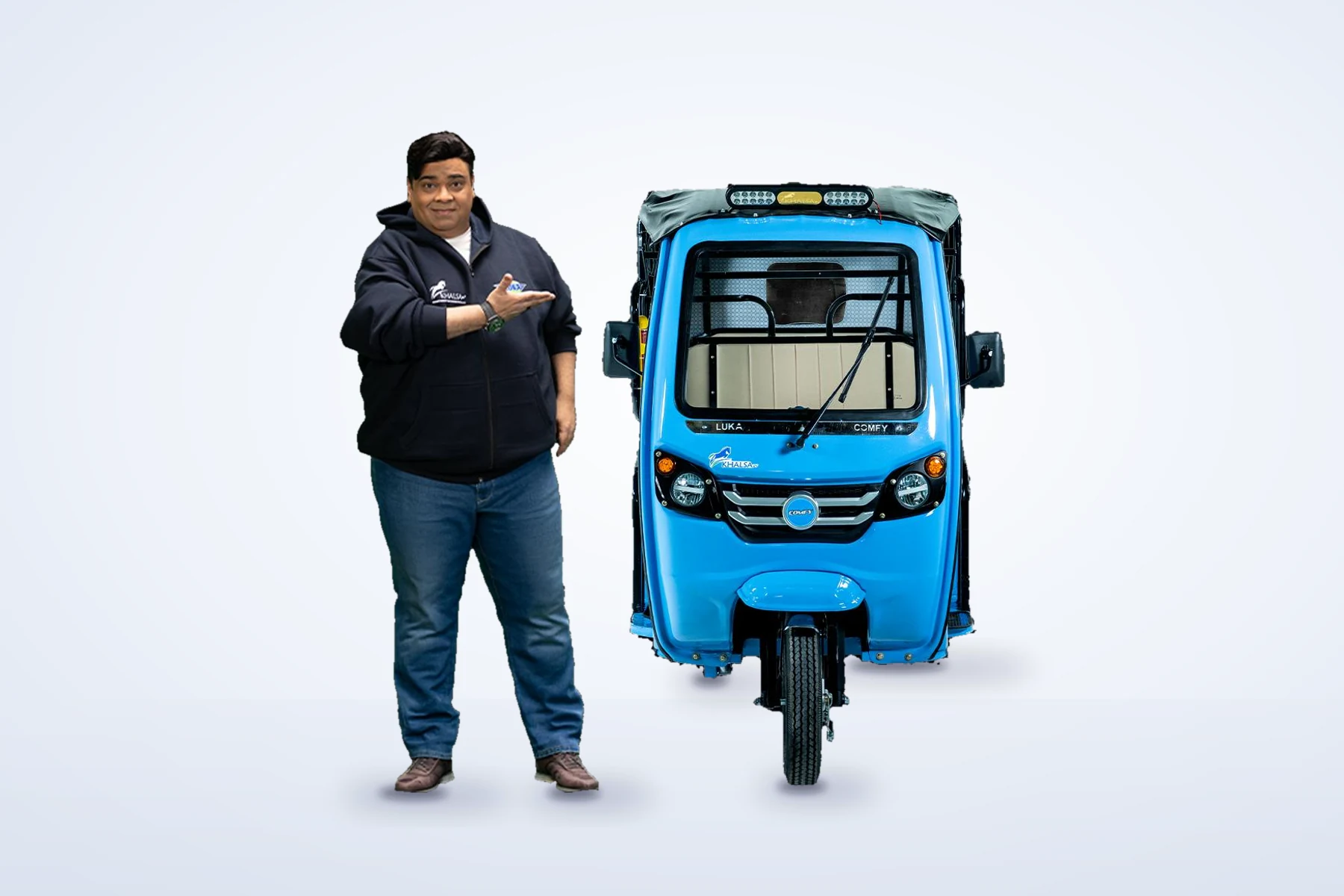 Kiku Sharda with the Luka Comfy