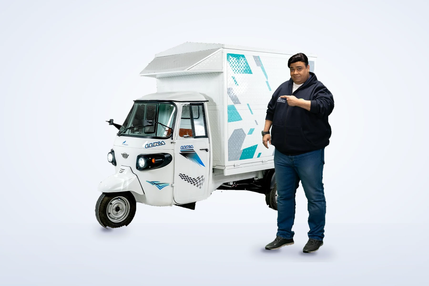 Kiku Sharda with the Luka Loader