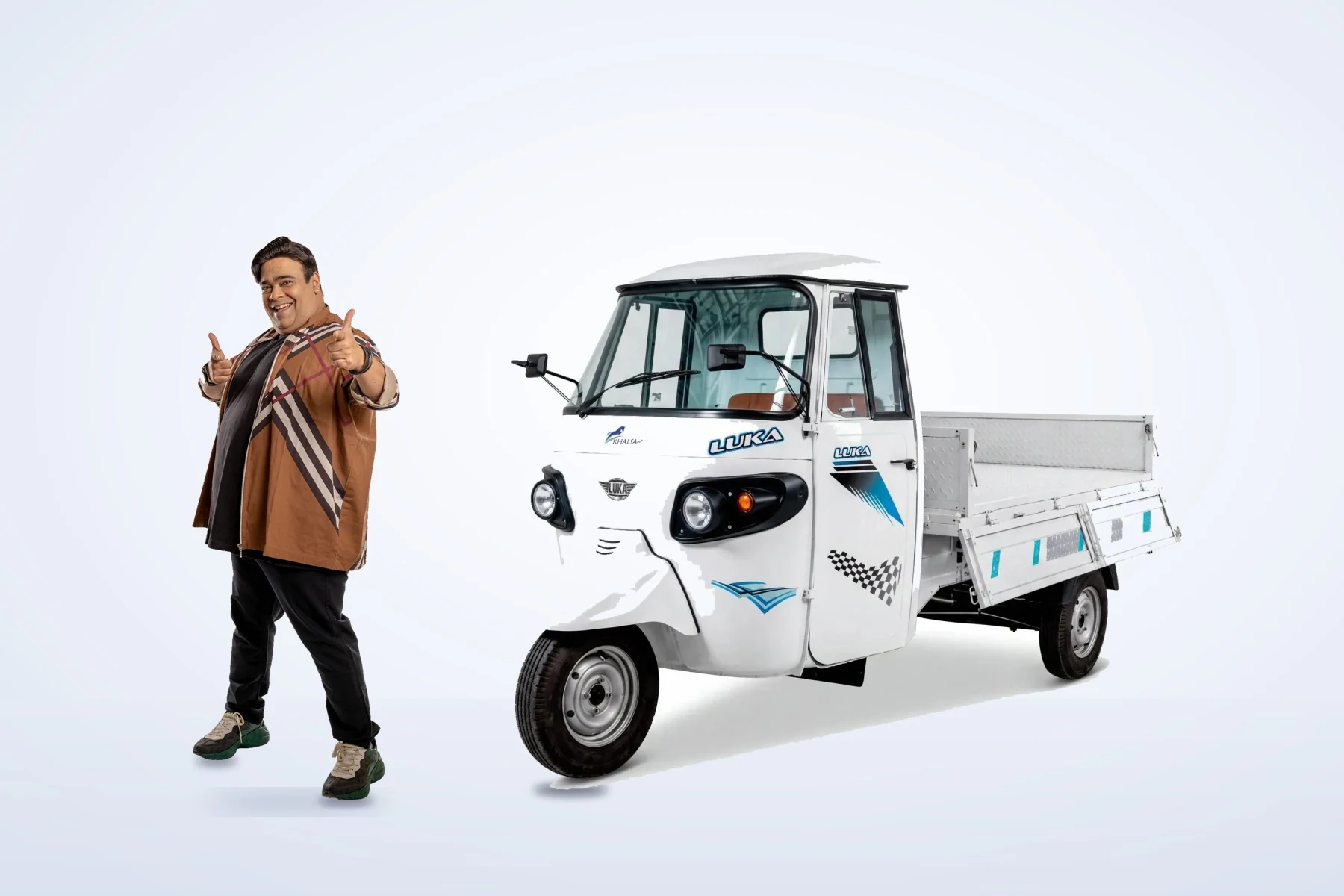 Kiku Sharda with the Luka Triload