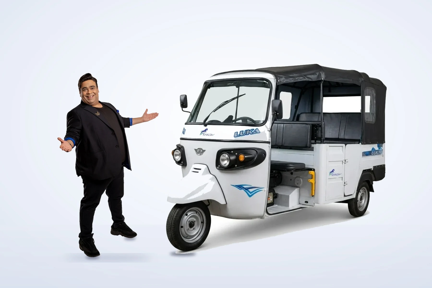 Kiku Sharda with the Luka Tripass